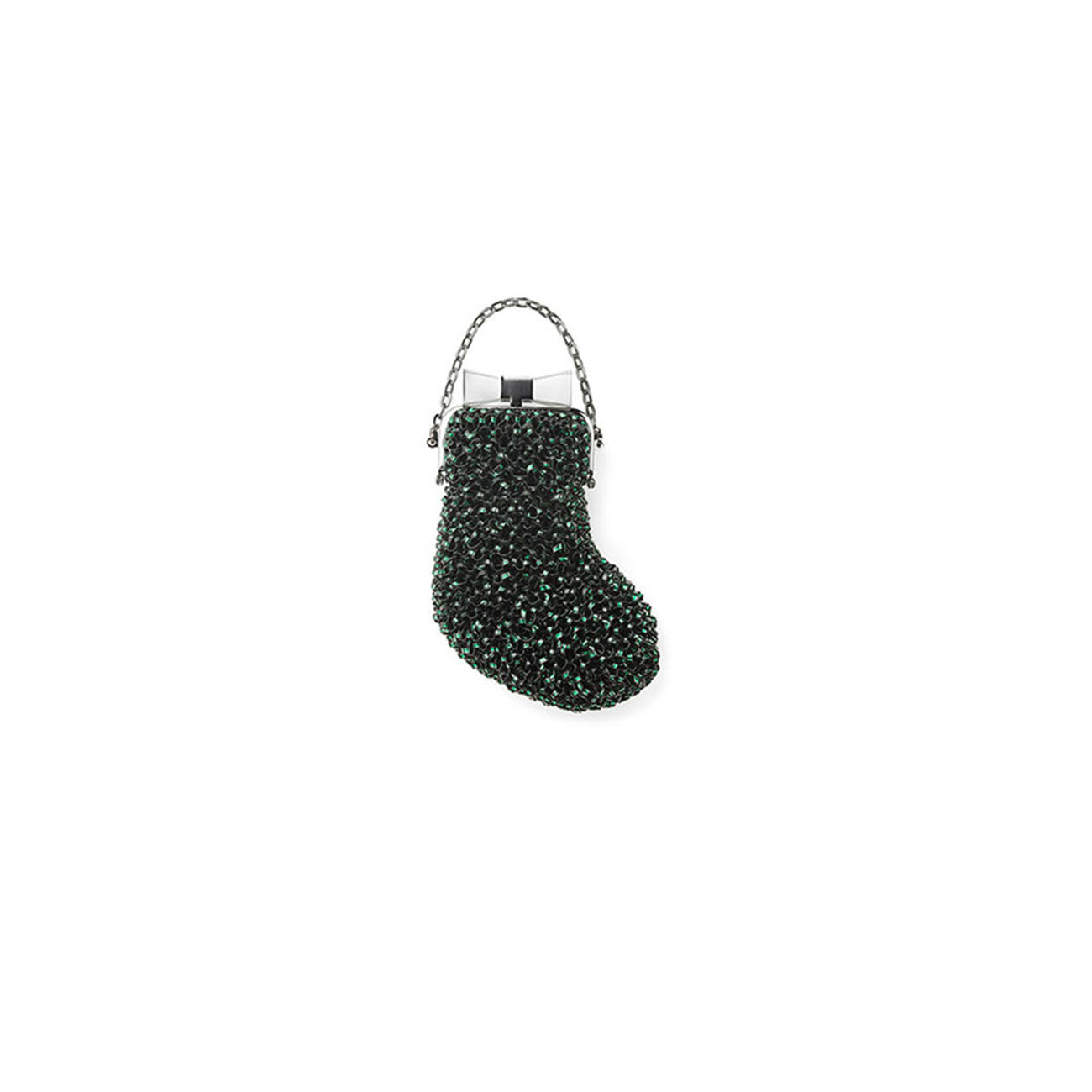 ANTEPRIMA_WIREBAG_XMAS_PL16FH8204_Bag_Charm_dark-forest-green_Xmas_Sock