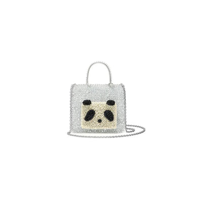 ANTEPRIMA_WIREBAG_ANIMALE_PANDA_PB24F090KB_Crossbody_Bag_silver
