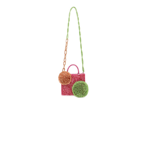 BEA BONGIASCA STANDARD MINIATURA Fucsia_Albiccoca_Verde_Chiaro