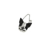 LUMINOSA PA13SC5150 Bag Charm black-white frenchie WIREBAG