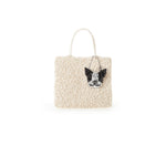 LUMINOSA PA13SC5150 Bag Charm black-white frenchie WIREBAG on Solid White STANDARD Tote Bag