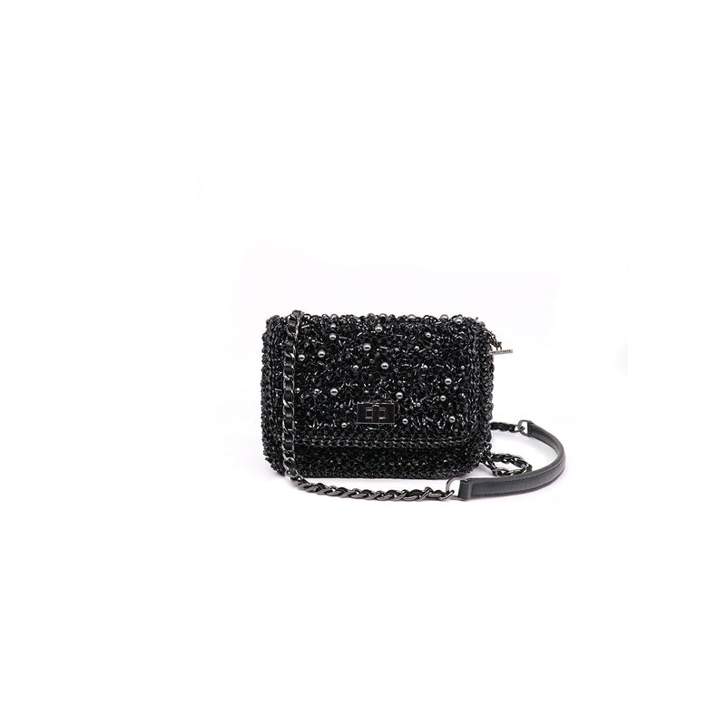 PERLA GLITTER Small Nero_Opaco
